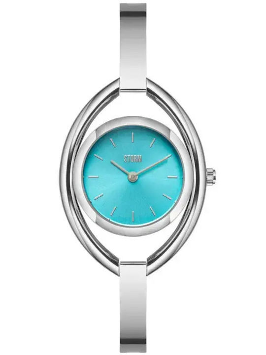 Storm Womens Watch 31mm Battery With Silver Metal Bracelet
