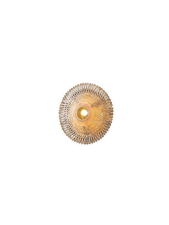 Eurolamp Arte Illumina Modern Wall Lamp with E27 Socket Brown 40x14x14cm