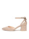 Pantofi Cu Toc Din Piele Roz