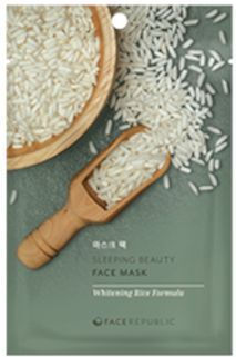 Face Republic Sleeping Beauty Face Mask Whitening Rice Formula 23ml
