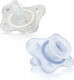 Chicco Physio Mini Πιπίλες Σιλικόνης Μπλε για 0-2 μηνών 2τμχ