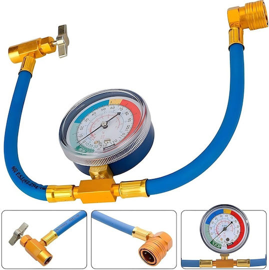 Kit Încărcare Freon Auto Furtun 1/2 Acme Manometru R134a R12 R22 Aer Condiționat Auto Rezidențial