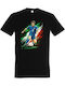 T-shirt Μαύρο