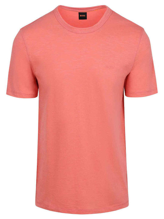 Boss T-shirt Κοραλί