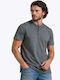 Polo Short Sleeve Blouse Gray
