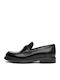 Loafers Dama Din Piele În Culoare Neagră