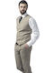 Men’s Vest Beige