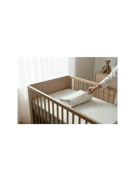 MimiNu Set Lenjerii De Patut Bebe Pentru Patut Din Bumbac Multicolore 160x80cm
