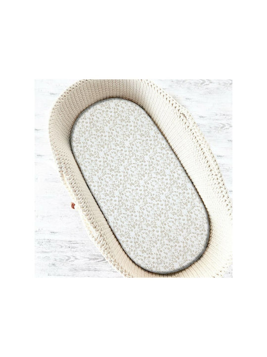 MimiNu Set Lenjerii De Patut Bebe Pentru Cradle Din Bumbac Cu Cauciuc Multicolore 80x35cm