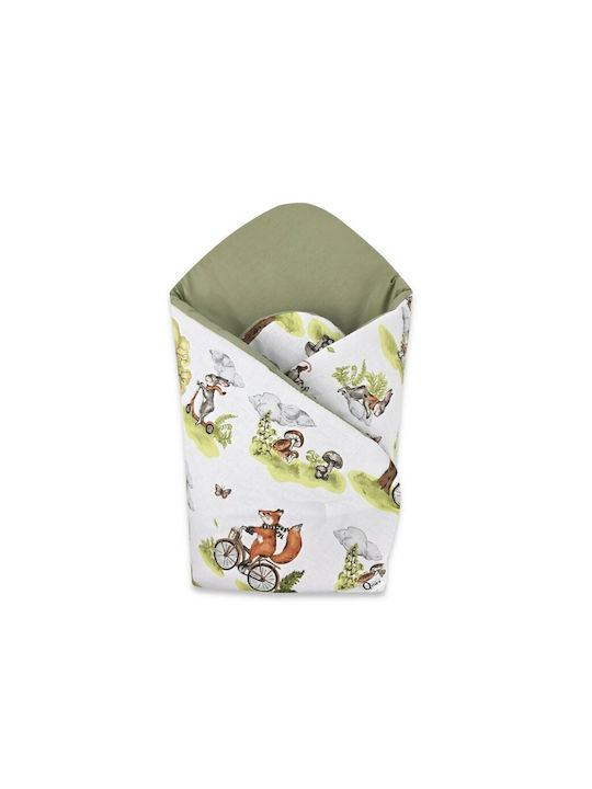 Qmini Pătură Pepinieră Swaddling 100% Bumbac Multicolor 75x75 cm