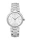Armani Exchange Womens Watch Battery with Silver Metal Bracelet
