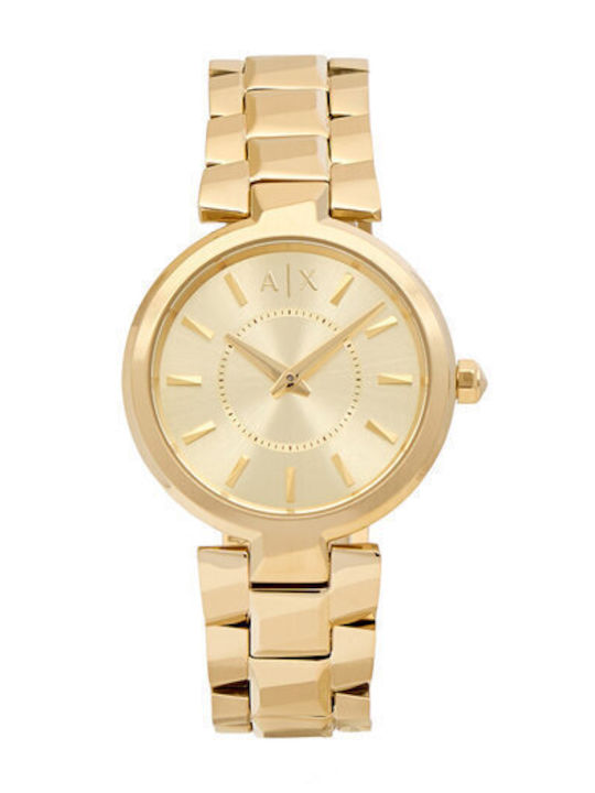 Armani Exchange Womens Watch 34mm Battery Gold AudelleAX4407 Gold