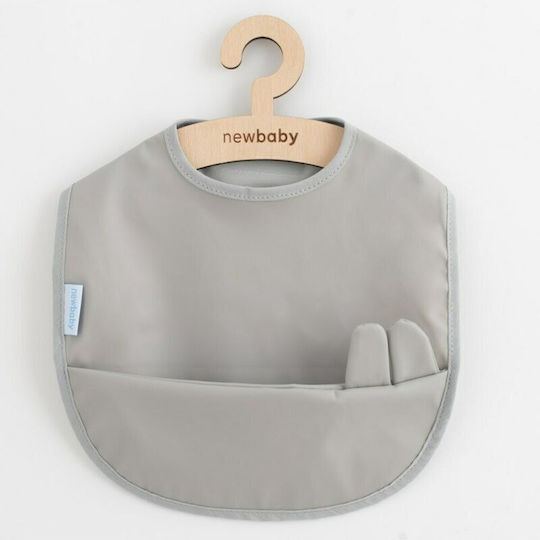 New Baby Babici Pentru Bebeluşi Material Textil Cu Autocolant Şi Buzunar Gri