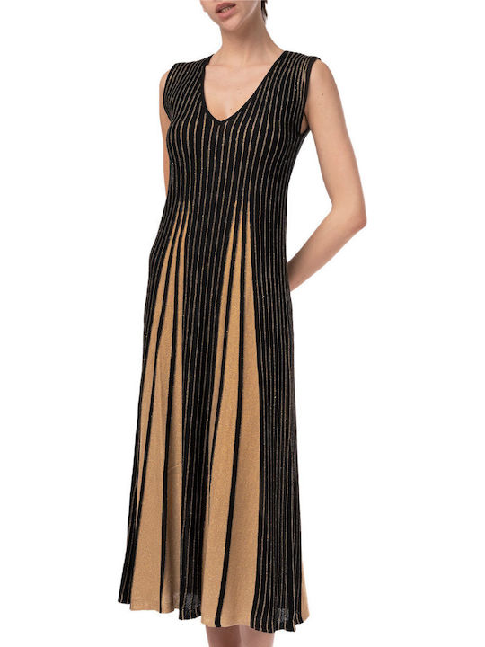 Midi Abendkleid Schwarz