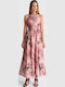 Summer Maxi Dress for Wedding / Christening Pink