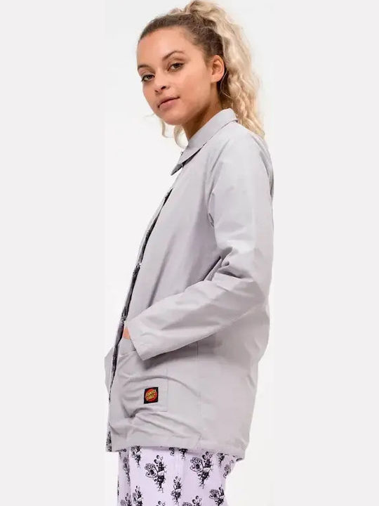 Women's Double Sided Jacket for Winter Silver