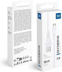 Blue Star Редовна USB 2.0 Микро USB Кабел 1м Бял