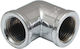 Knee 3/8 Chrome Aquasto