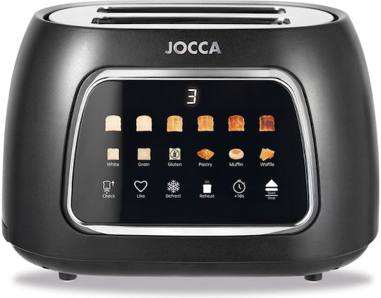 Jocca Φρυγανιέρα 2 Θέσεων 800W Μαύρη