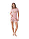 Roly Poly Sommerliches Damen-Schlafanzug-Set Rote