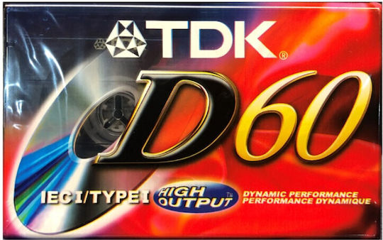 Tdk D60 Фабрична Празна Аудиокасета