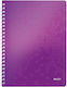 Leitz Spiral Ruled Notebook A4 80 Paper Sheets Purple
