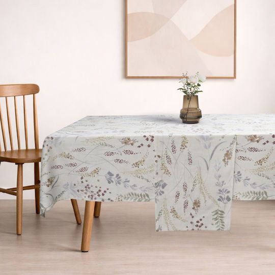 Dimeco Cotton Tablecloth Herb Herb 220x220cm