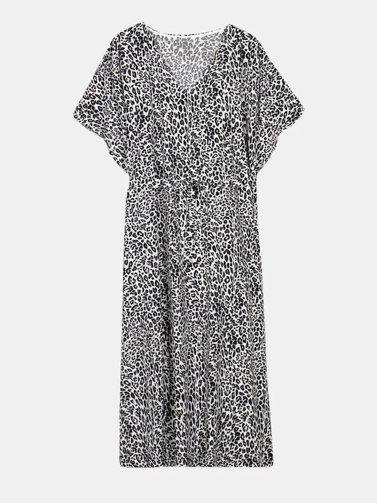 Φόρεμα Maxi Ζώνη Μέγεθος One Size Γκρι