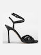 Fabric Women's Sandals Black