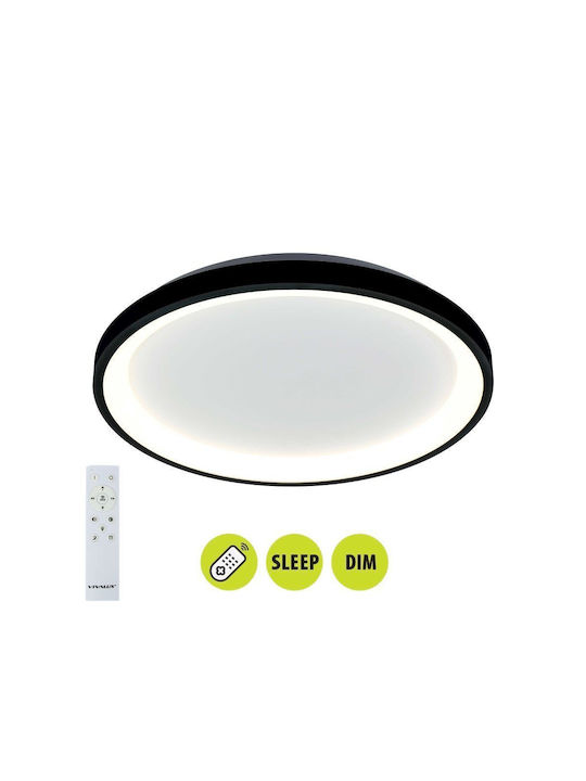 Ceiling Light Alexa-c Led 60w Cct 2919lm 230v Dim Φ40 Black 5252