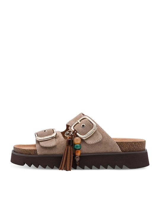 Tamaris Tamaris Damen Flache Sandalen Braun