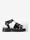 Women's Flat Sandals Gladiator Black