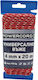 Universal Rope Powercord 4 Mm 20 M Red