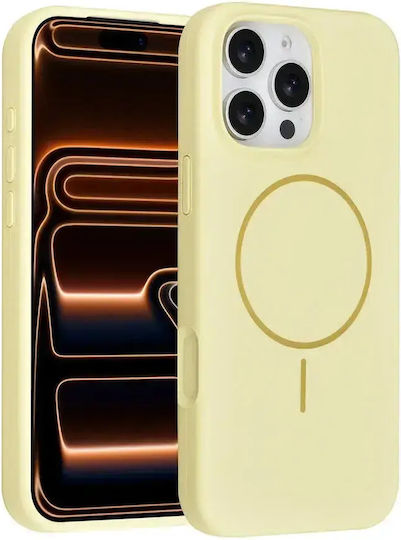Tuniq Yellow Silicone Back Cover (iPhone 16 Pro Max)