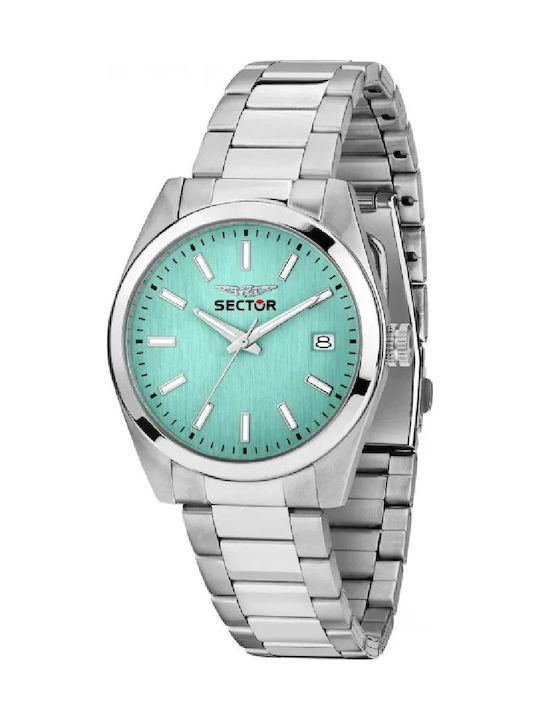 Sector Womens Battery Watch With Silver Metal Bracelet