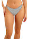 Bikini Slip Negru-Alb