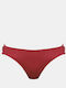 Bikinihosen Slip Burgundisch
