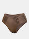 Bikinihosen Slip Hohe Taille Braune