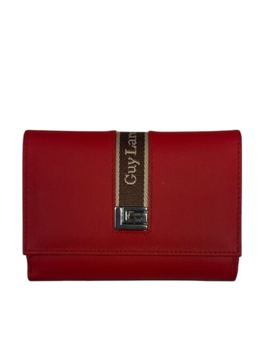 Leder Damenbrieftasche mit RFID Rot