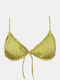 Bikini Dreieck Top B-Cup Olive