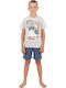 Joyce Kids Summer Nightwear Gray Free Style