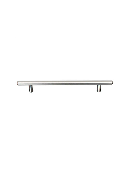 X-IT Furniture Handle Made of Metallic in Silver Colour with Hole Centers 128mm