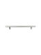 X-IT Furniture Handle Made of Metallic in Silver Colour with Hole Centers 128mm