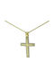 Papadopoulos Gold Women's Gold Cross 14K Without Chain K14.88922