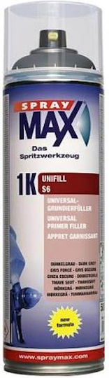 Spray Primer Filling High Thickness Acrylic Dark Gray 500ml 1k Unifill S6 Spray Max