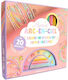 Auzou Bunte Armbänder Regenbogen 30 Stücke