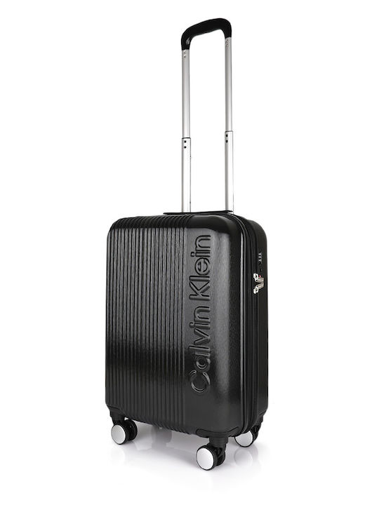 Calvin Klein Lh118hg4 Hartschale Kabinenkoffer Schwarz mit 4 Rädern Höhe 55cm