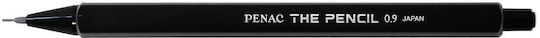 Penac Mechanische Bleistift Penac Bleistift mit Radiergummi 0,9mm Kunststoff Spitze Schwarzer Körper
