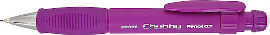Penac Creion Mecanic Penac Chubby Grip Cauciucat 0 7mm Vârf Metalic Conic Radiergumă Retractabilă Violet