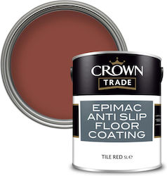 Anti-slip Floor Covering Red 5l